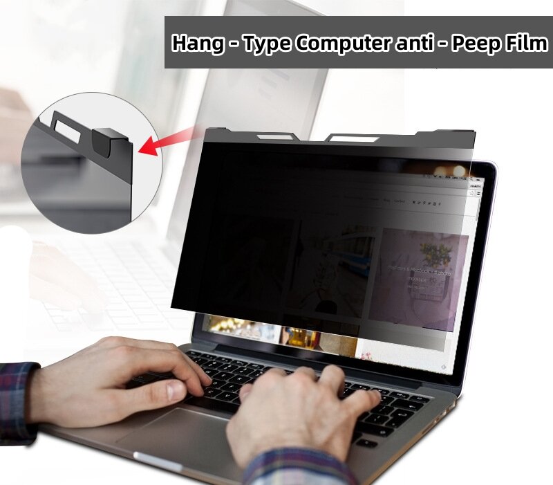 Hanging laptop screen Protection privacy filter anti UV 12.5inch/14inch/15.6inch For Notebook
