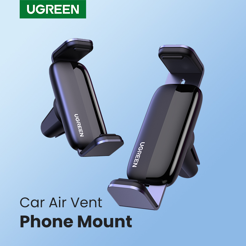 UGREEN Car Holder Mobile Phone Adjustable Car Air Vent Mount Holder for iPhone 11 VIVO OPPO Huawei LG SAMSUNG Black
