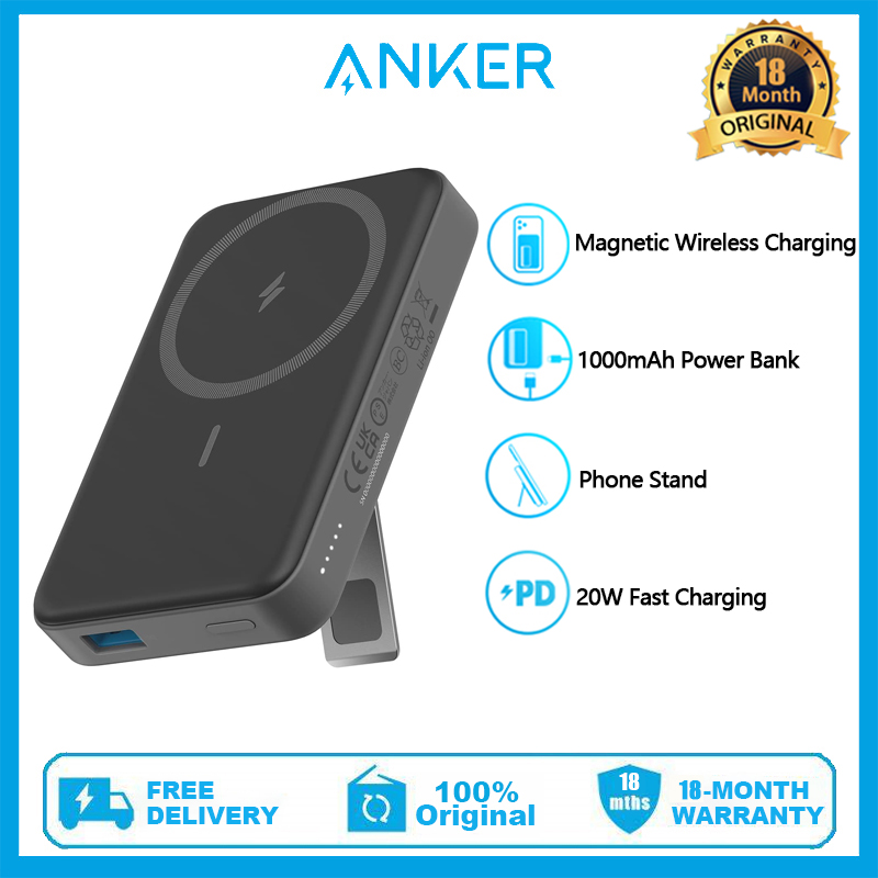 Anker 633 MagSafe Magnetic Wireless Charging 10000 mAh Fast Charging Supply For iPhone 14/13/12 Series