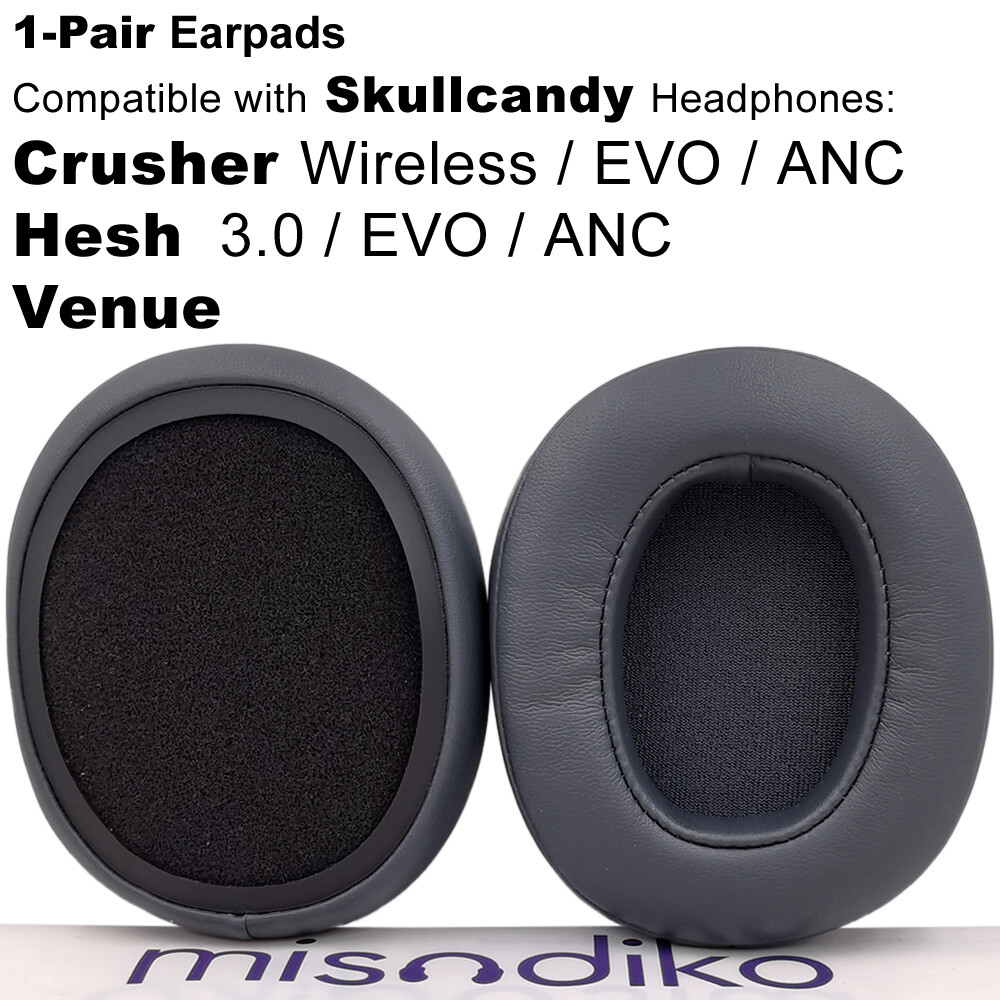 misodiko Earpads Replacement for Skullcandy Hesh 3, Venue, Crusher Wireless/ EVO/ ANC Headphones