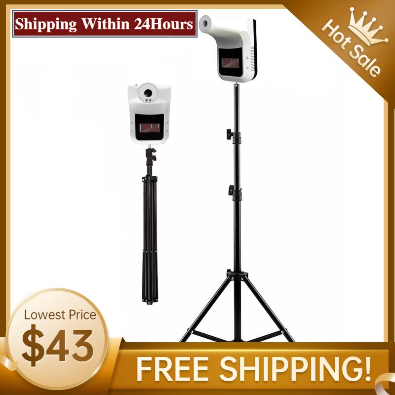 [Wondering] Touchless Infrared Temperature Sensor Forehead Thermometer Long-distance Rapid Automatic Temperature Scanner Measuring Instrument With Stand Holder