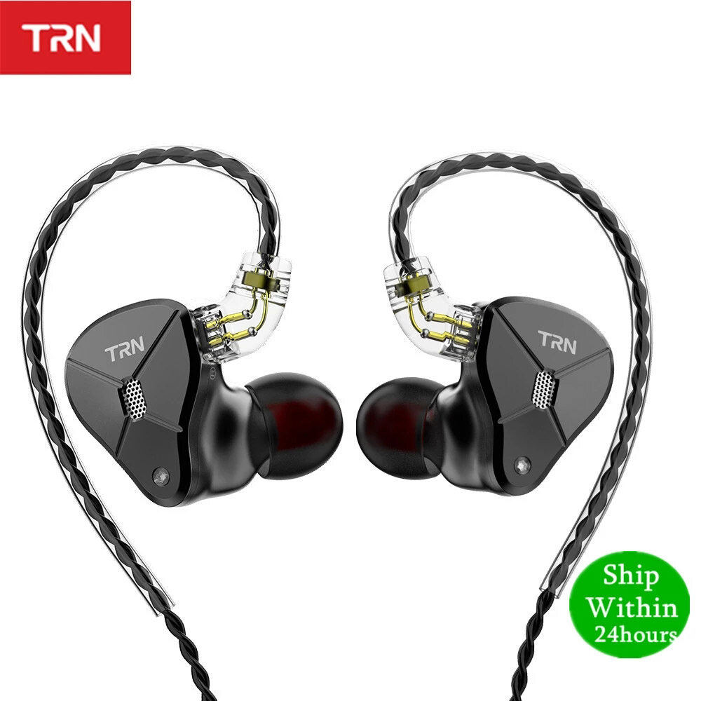 NEW TRN BA5 5BA HIFI Earphone 10 Unit Balanced armature In Ear Earphones Metal Monitor Headset Noise Earbud Earphone V80 ZSX V90