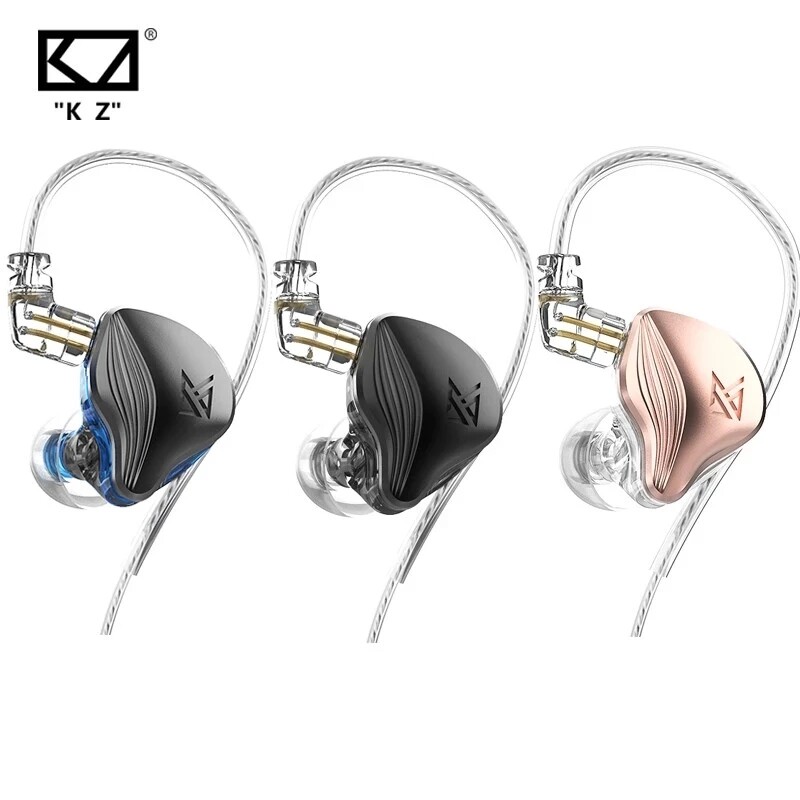 NEW KZ ZEX Static Dynamic Drive Hybrid Earphone HIFI Bass Earbud Sport Noise Cancelling Headset KZ EDX PRO ZSN PRO
