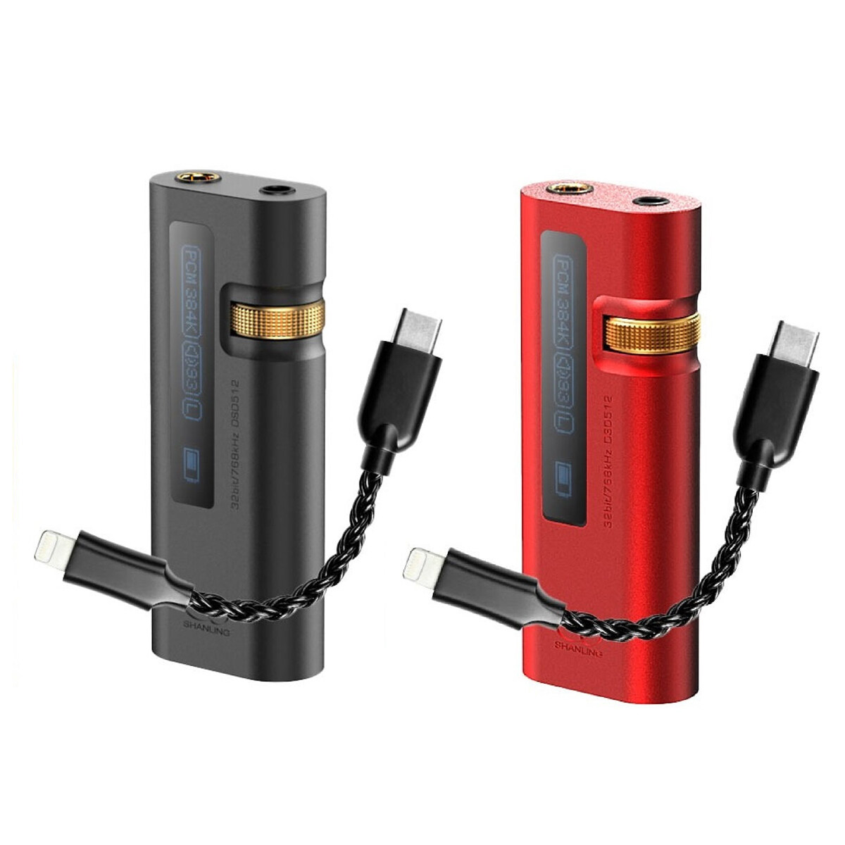 Shanling UA5 - Portable USB DAC / AMP with OLED display / ESS ES9038Q2M DACs / Dedicated Ricore RE6863 amplifiers