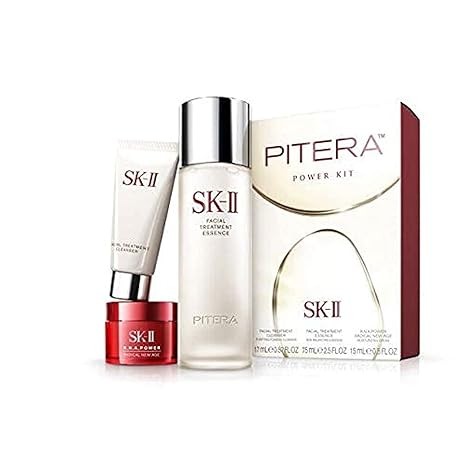 SK-II PITERA Power Kit Fantasista Utamaro Limited Edition 3pc. Facial Treatment Essence, 75 mL R.N.A.POWER Cream, 15 ml. Facial Treatment Cleanser, 17 ml.